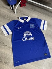 Everton 2013/14 Vintage Jersey Size M Medium Football Away Soccer Autograph