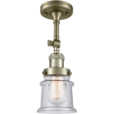 Innovations Lighting 201F-AB-G184S-LED Franklin Restoration Small Canton