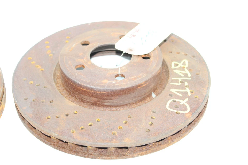 10-16 MERCEDES-BENZ E350 PAR ROTORES FRENO DELANTEROS DEPORTIVOS Q1418 Foto 3 de 4