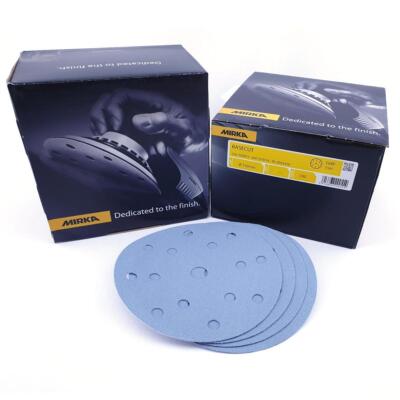 Mirka Basecut Schleifscheiben 150mm Exzenterschleifpapier P40-P800 15Loch 1Paket