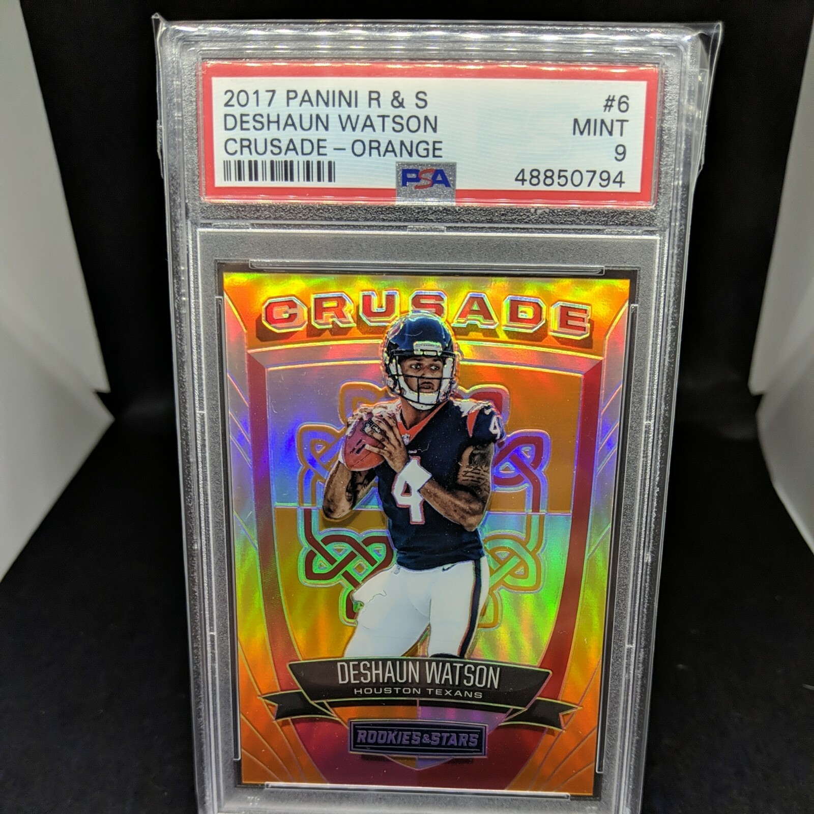 Deshaun Watson Panini Rookies & Stars Crusade #6 Orange