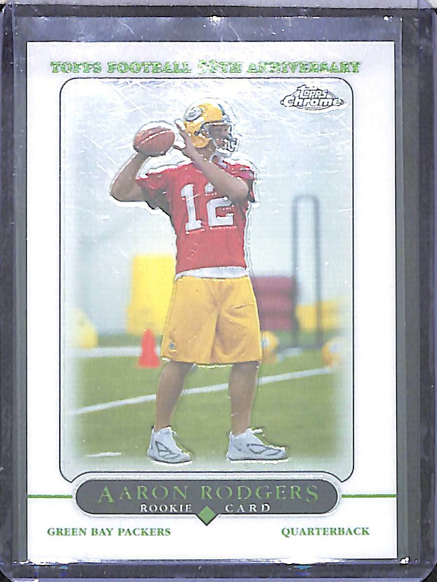 2005 Topps Chrome Football Rookie #190 Aaron Rodgers | eBay