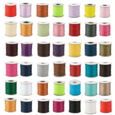 185yards Waxed Polyester Beading Cord Jewelry Thread Craft String Spool 0.5mm