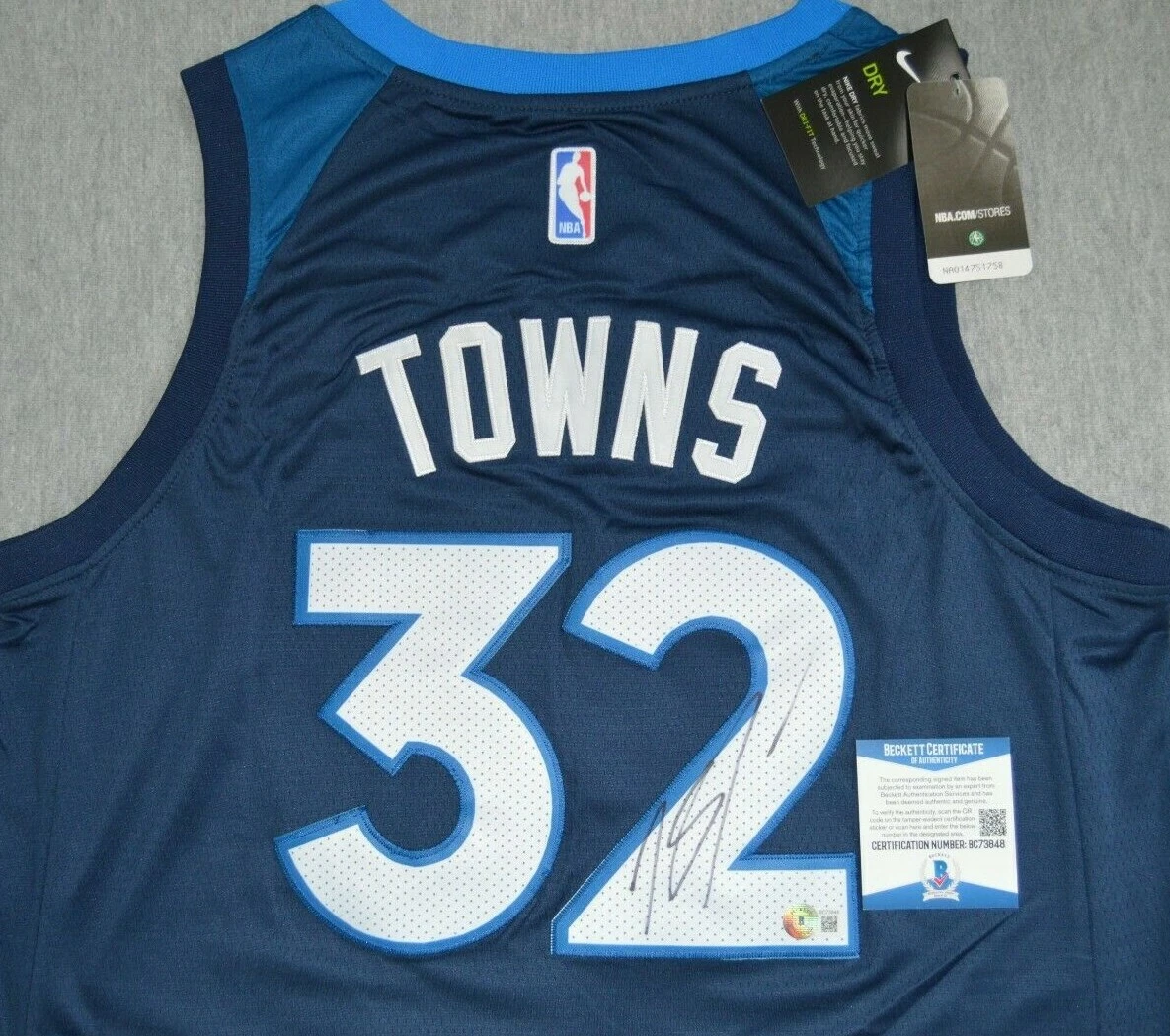 Karl Anthony Towns Minnesota Timberwolves White Jersey*