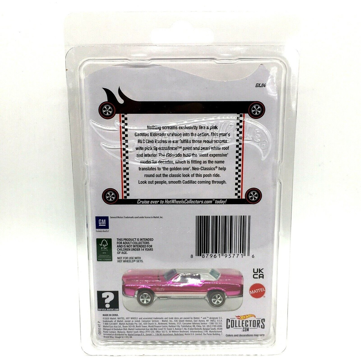 ✓ 2021 Hot Wheels RLC Exclusive 1968 Cadillac Eldorado Pink