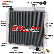 4 Row Aluminum Radiator For 1970-1980 1977 Toyota Land Cruiser 4.6l 3.9l L6 Gas 4 Row Aluminum Radiator For 1970-1980 1977 Toyota Land Cruiser 4.6l 3.9l L6 Gas