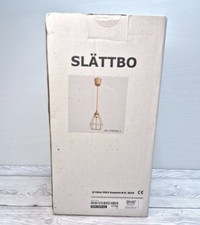 Ikea Slattbo Kupfer Deckenleuchte - Tropfen 190 cm verpackt