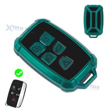 Armor Style Green Full Seal Remote Control Key Case Shell For Range Rover Jaguar