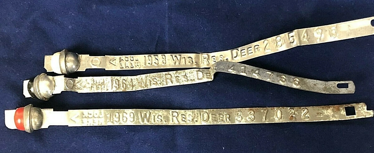 Metal on sale deer tags
