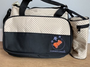 nappy bag with bottle warmer