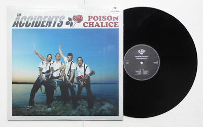 Accidents - Poison Chalice LP FIRST 2005 PRESSING + 2 BONUS TRACKS Sweden Punk