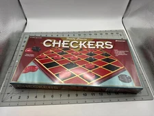 Pressman Checkers -- Classic Game With Folding Board and Interlocking 