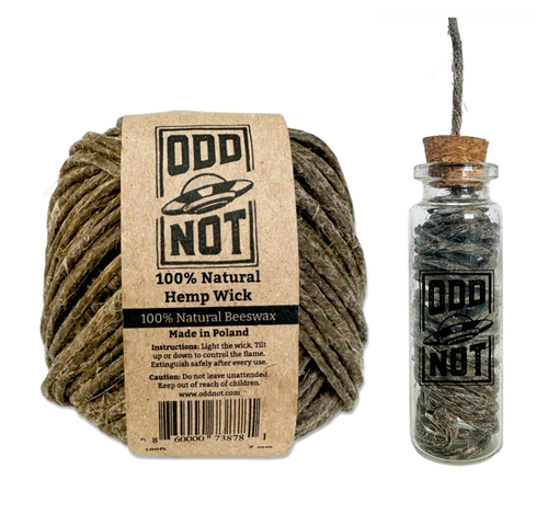Thick Hemp Wick 100ft + Hemp Wick Dispenser Bundle - 100% Natural ...