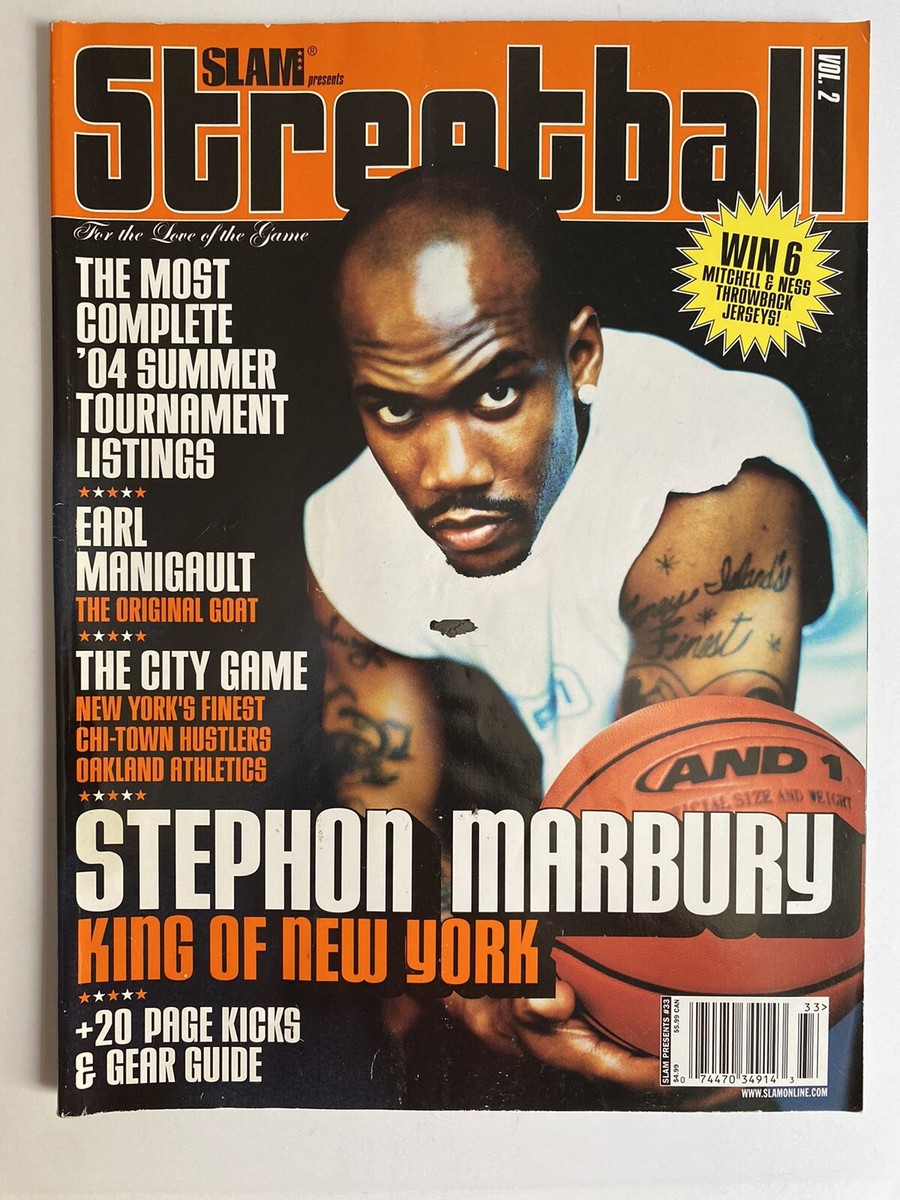 Streetball Stephon Marbury Issue 33 And1 Nets No Label Slam