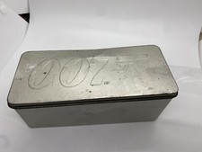 James Bond 007 Karten Tin Konvolut Karten & Spionagedateien Decodierlinsen guter Zustand