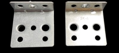 2 Ikea Angled Connecting Support For Malm Chest of Drawers Steel Part # 10038685