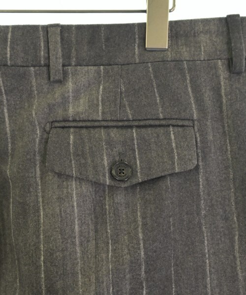 VERSACE Slacks Gray(Stripe Pattern) 50(Approx. XL… - image 5
