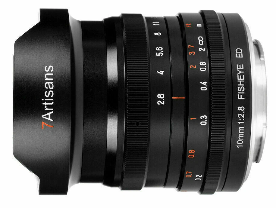 7artisans 10mm F/2.8 Fisheye Wide Angle Full Frame Lens Canon EOS RF R5 R62 R8 - Image 2 of 4