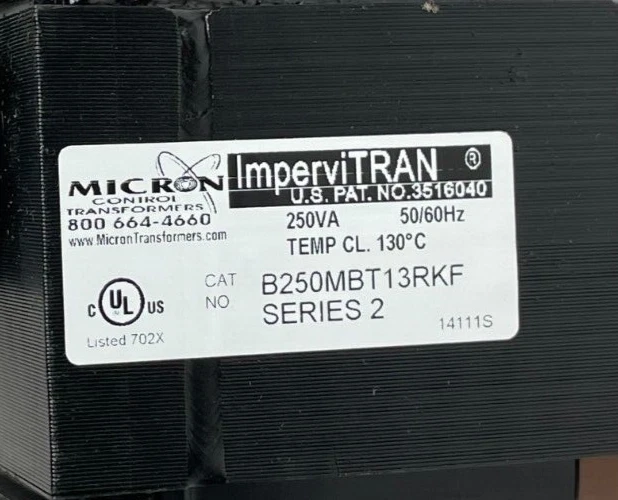 Трансформатор Micron Industries ImperviTRAN B150MBT13RKF серия 2 + BCA6032PQ-MT - Изображение 2 из 4