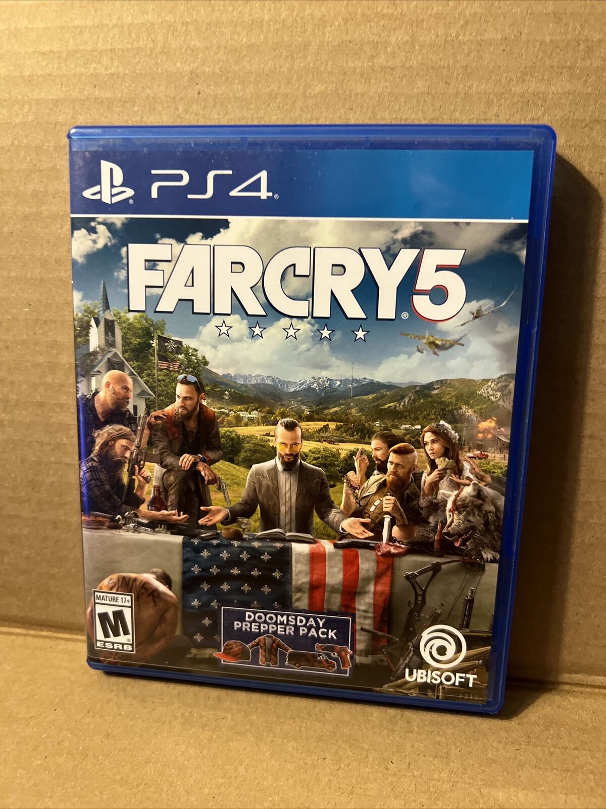 Far Cry 5 Sony PlayStation 4 PS4 Game + Doomsday Prepper Pack