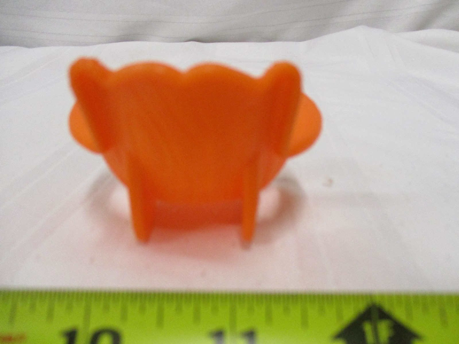 Vintage playskool hasbro weebles Orange rocking chair toy Part piece