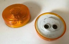 VSM 1030A AMBER SEALED CLEARANCE MARKER LIGHT LAMP 2" USA MADE 2 pc SIGNAL STAT
