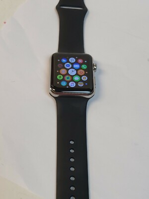 Apple Watch Serie 1st Genaration Stainless Steel 42mm Watch A1554, MJ3V2LL/A Apple Watch Serie 1st Genaration Stainless Steel 42mm Watch A1554, MJ3V2LL/A