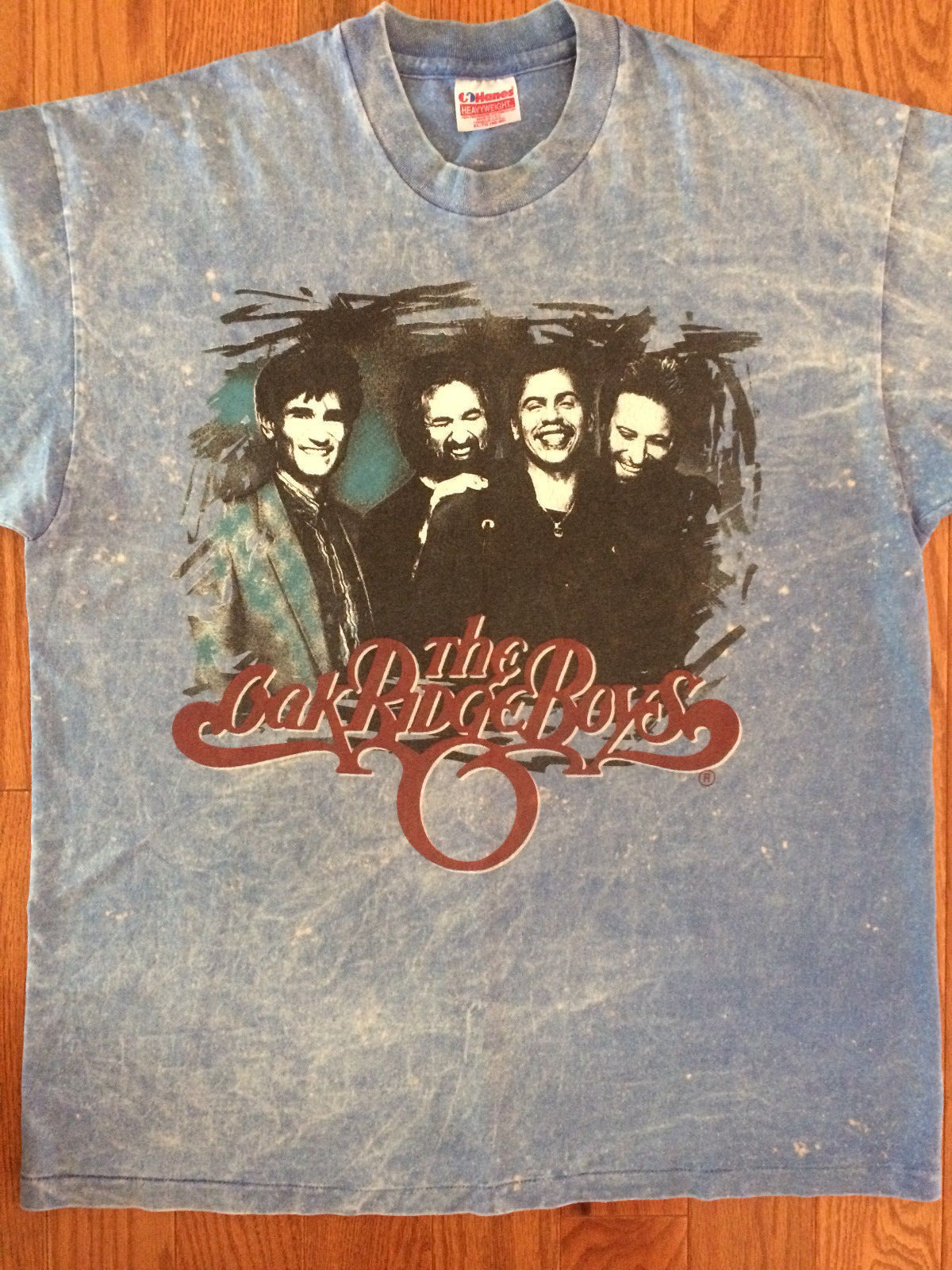 Vintage Oak Ridge Boys Concert Tour Shirt XL Elvira Stone Washed Look