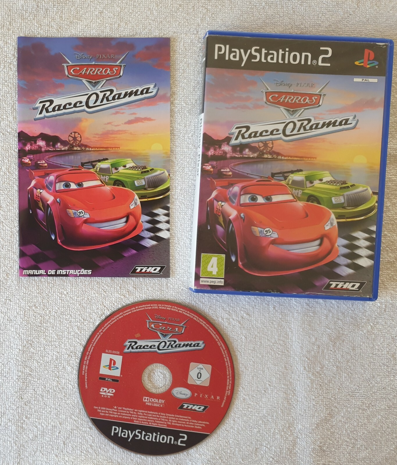 Disney Pixar Cars Race O-Rama - PlayStation PS2 PAL Game – Retro Unit