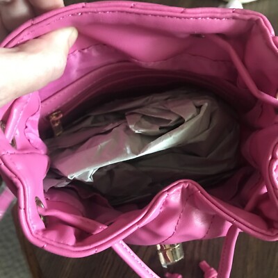 NWT Bebe Wyatt Small Backpack Quilted Pink | eBay display picture 3