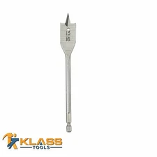 13/16 in. x 6 in. Long Steel Spade / Paddle Bit  for Wood by KlassTools