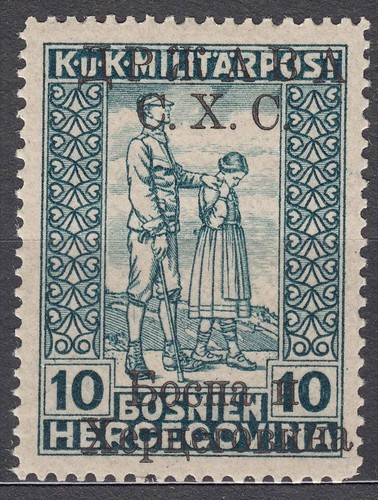 Yugoslavia kingdom SHS, issues for Bosnia 1918 Mi#19 II mint never hinged