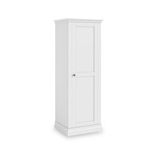 Roseland Furniture Porter White Single Full Hanging Wardrobe RRP £480