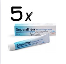 5x Bepanthen Moisturizing Cream For Healing Of Damaged And Irritated Skin 30g
