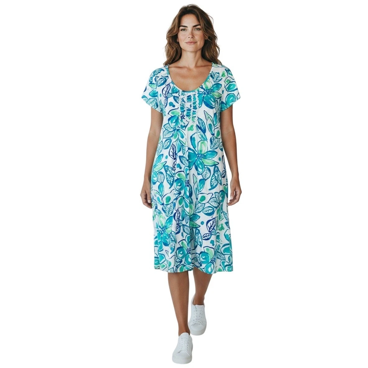 knee length dresses for ladies Dalia Dress Mint Julep / SM
