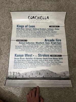 Coachella 2011 Official Lineup Poster Kanye West Strokes Kings
