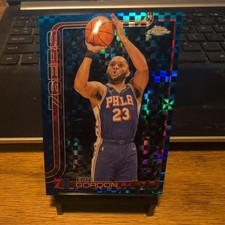 2025-26 Topps Chrome Eric Gordon Blue X-Fractor #184 SP