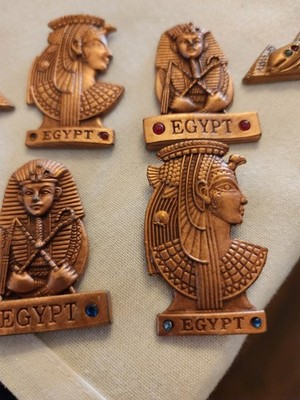 Set of 6 | Ancient Egypt Souvenir Magnets   Pharaohs, Pyramids Fridge Decoration