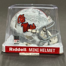 Ole Miss Rebels 2025 Camo Speed Mini Helmet Riddell NCAA Mississippi New!