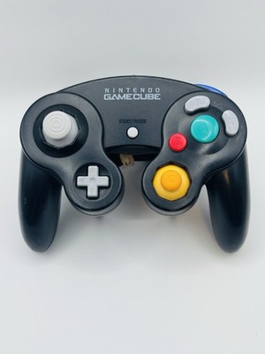 OEM Nintendo GameCube Controller Black Official Authentic DOL-003 Tested