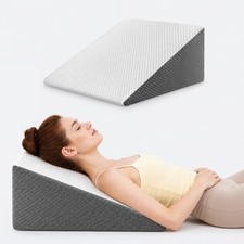 Wedge Pillow for Sleep Apnea, 12 Inch Memory Foam Bed Wedge Pillow