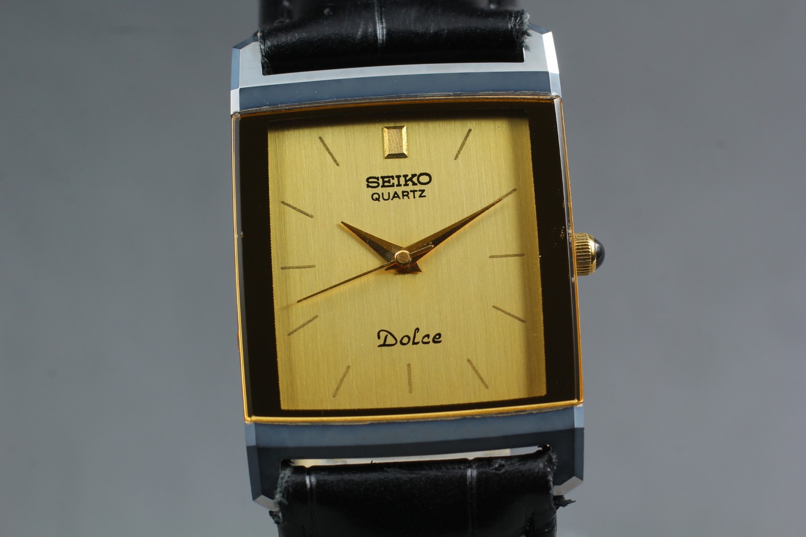 Dolce Seiko Dial Men's MINT] 7321-5730 JAPAN Quartz From Vintage Gold Watch [N - vintagewatches.pk