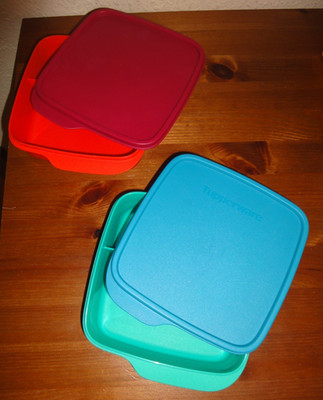 Tupperware Clevere Pause Pausen Vesper Lunch Box Brotdose (2) 550 ml *NEU*