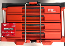 New 48-22-8444 Milwaukee Packout 4 Drawer Tool Box New 48-22-8444 Milwaukee Packout 4 Drawer Tool Box