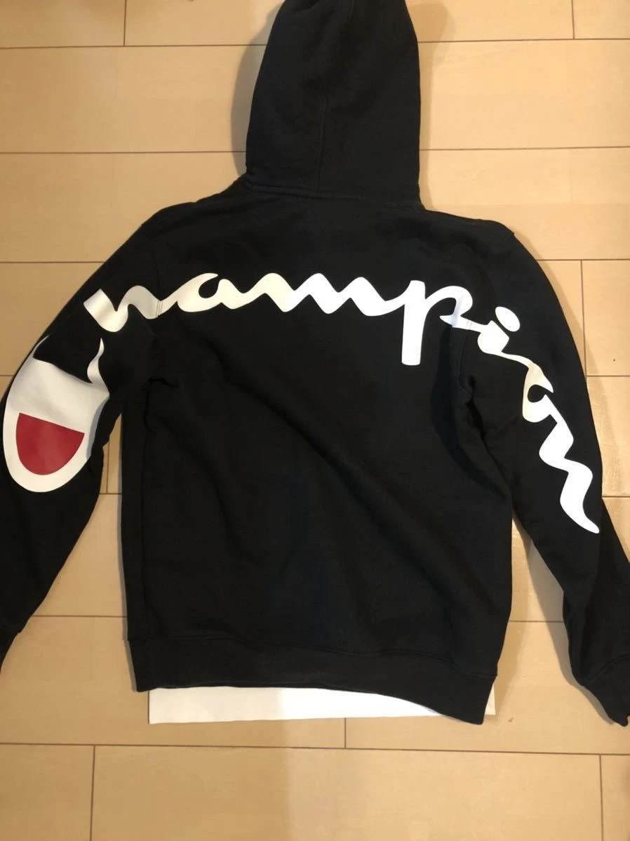 Sweat à capuche 18SS Supreme Champion Supreme Champion Hoodie Sweatshirt m B