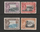 (A507) Dominica - George VI 1938-47 2s, 2s6d, 5s & 10s Used