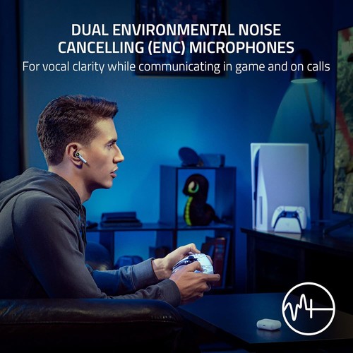 Razer Hammerhead HyperSpeed Wireless Multi Platform Gaming Earbuds PS5 Xbox PC - Picture 4 of 6