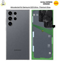 100% Original Samsung Galaxy S23 Ultra S918B Akkudeckel Backcover Grau