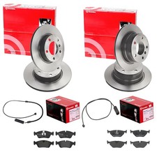 brembo BREMSSCHEIBEN + BELÄGE VORNE + HINTEN passend für BMW 3er E36 nur COMPACT