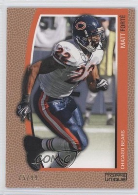 2009 Topps Unique Bronze Select 75/99 Matt Forte #20 0e1